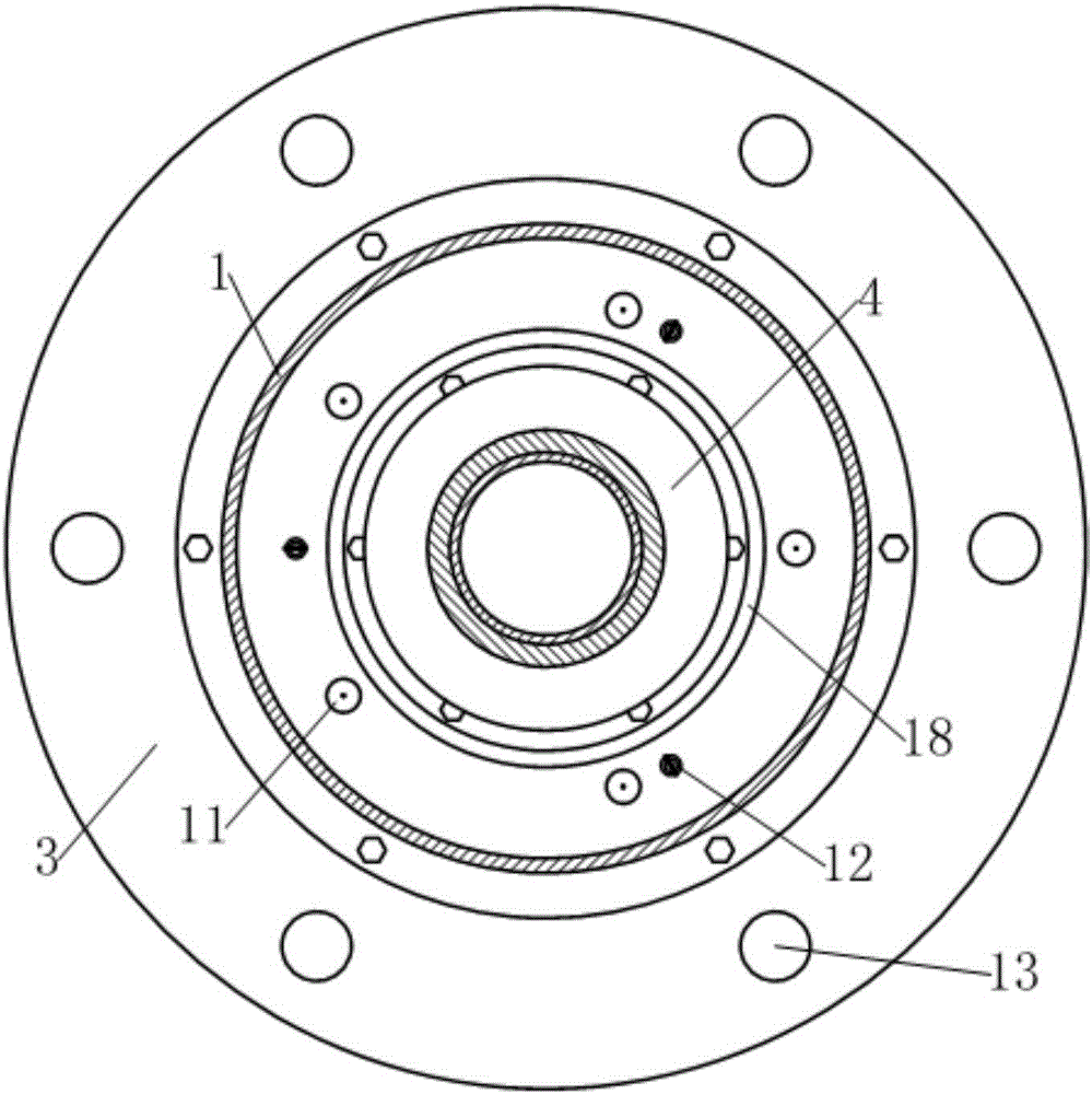 Adjustable vertical early-stage rigid three-dimensional shock insulation support