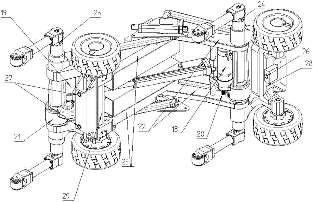 Continuous jumping type step climbing robot and step adaptive climbing method