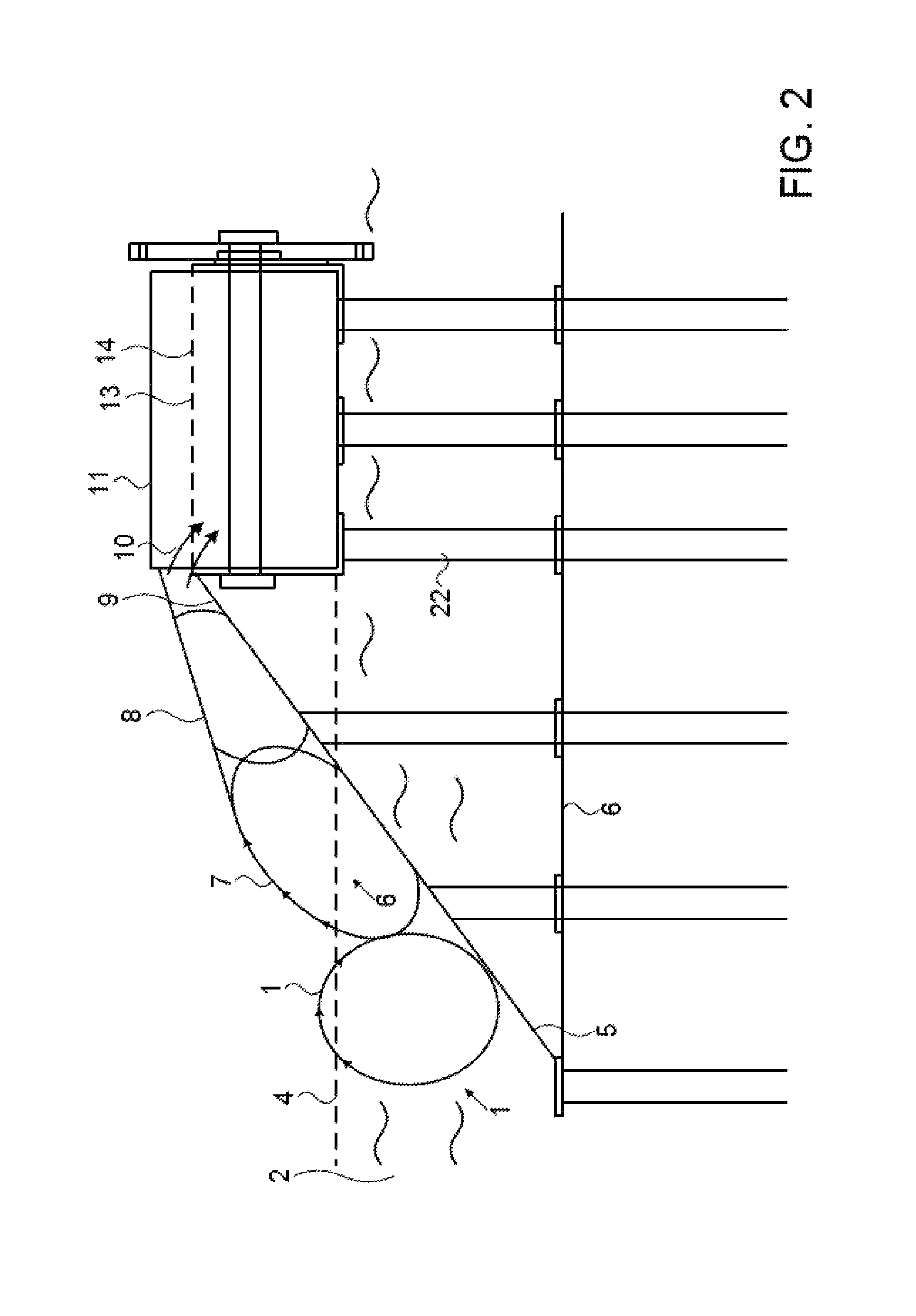 System for generating energy from sea waves