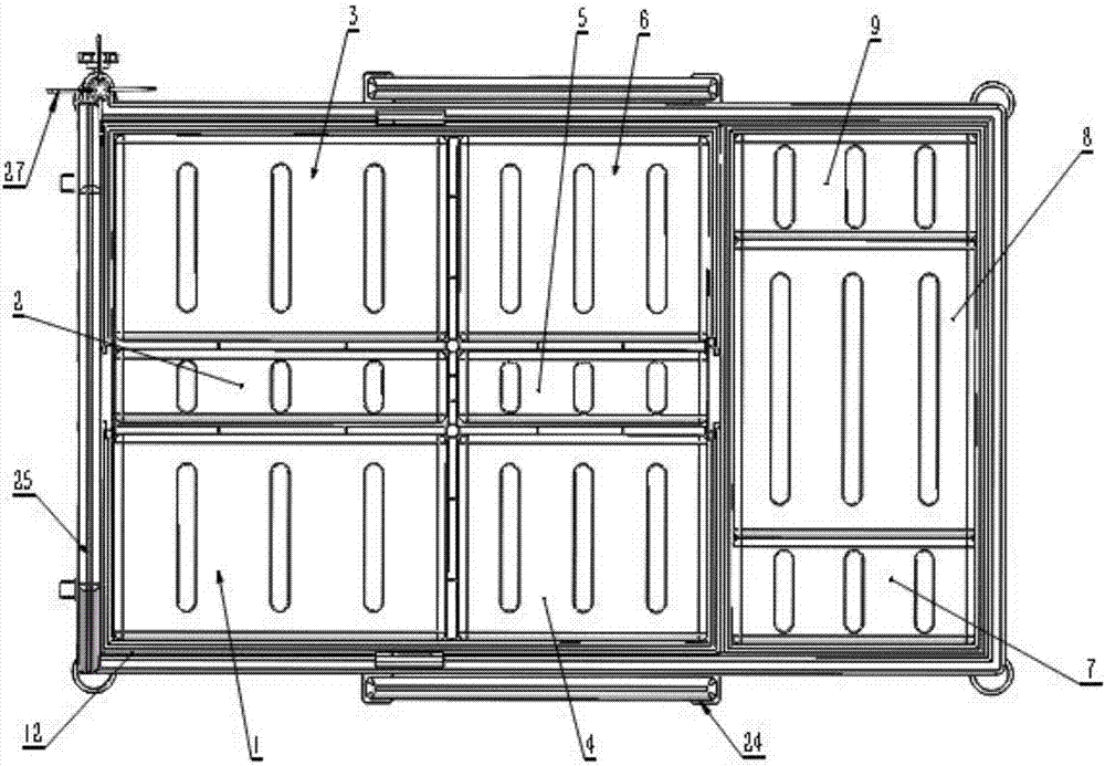 Rehabilitation training nursing bed