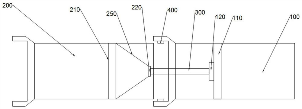 Pipe orifice butt joint method and device of concrete pipeline