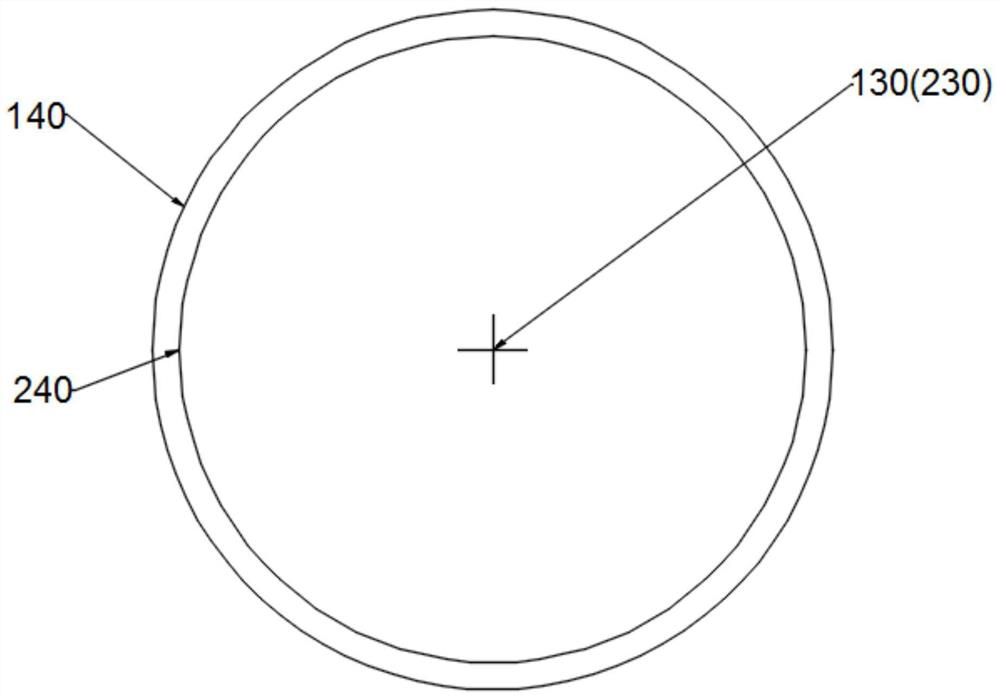 Pipe orifice butt joint method and device of concrete pipeline