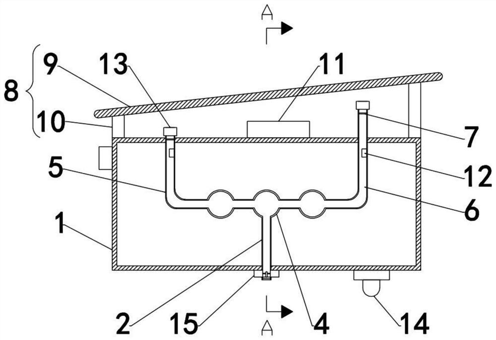 Bus bridge with heat dissipation function and heat dissipation method thereof