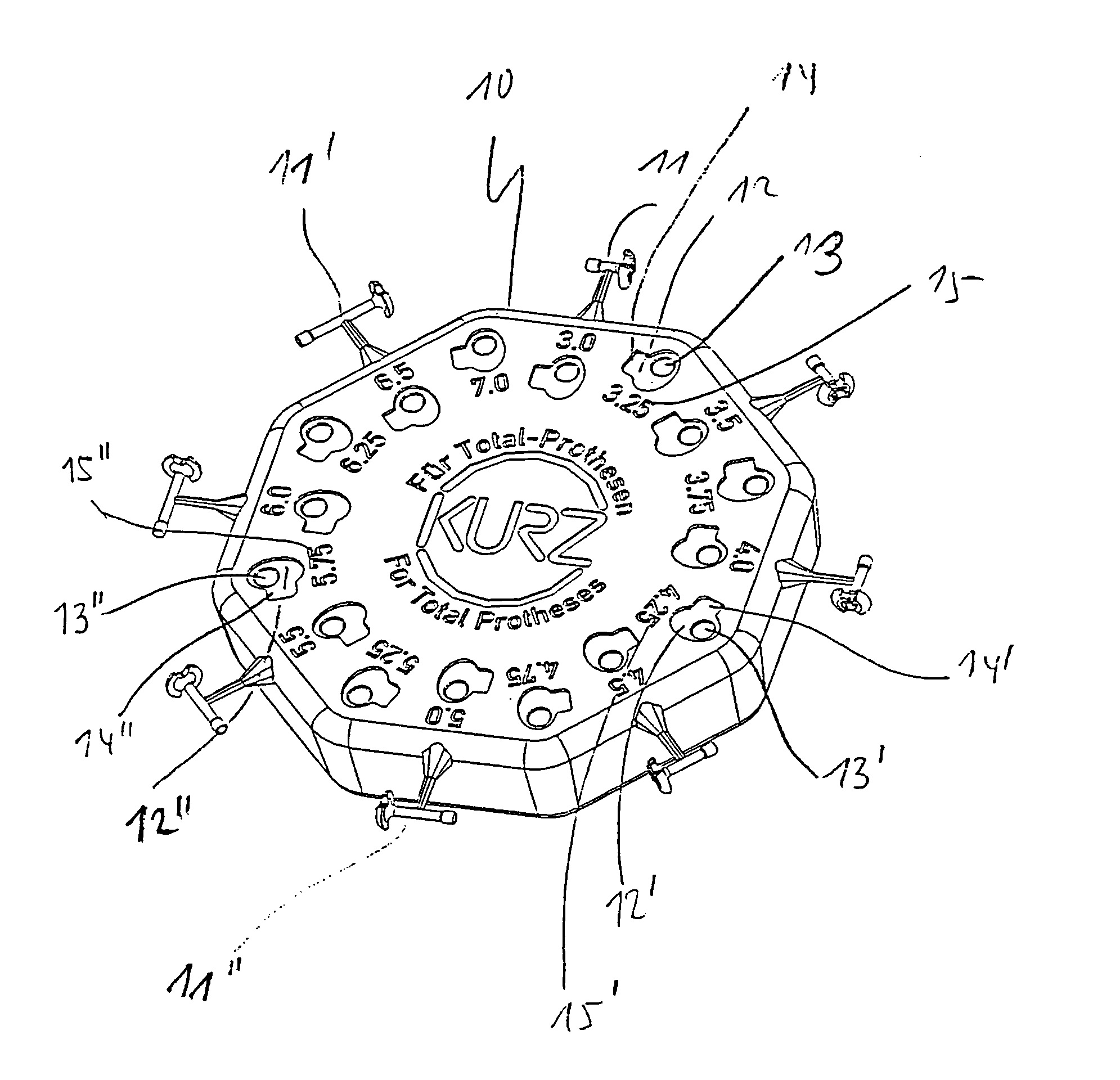 Device for adjusting the length of middle ear implants