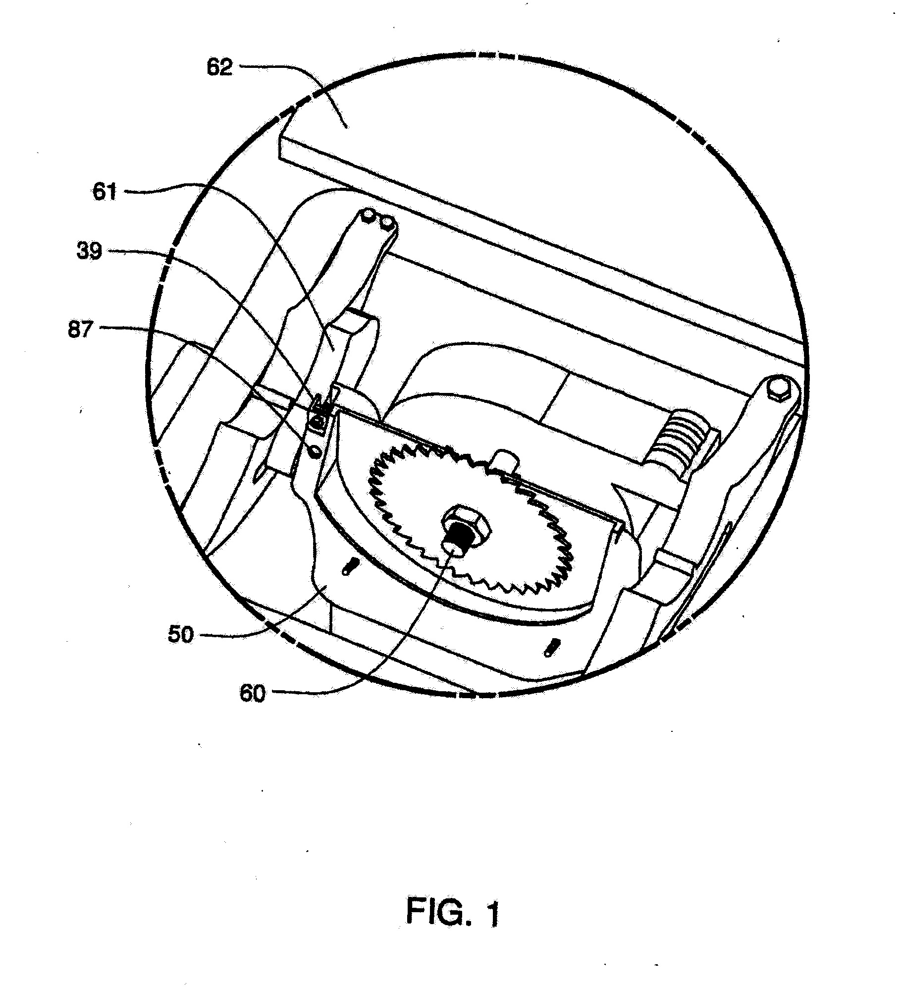 Blade enclosure for a table saw