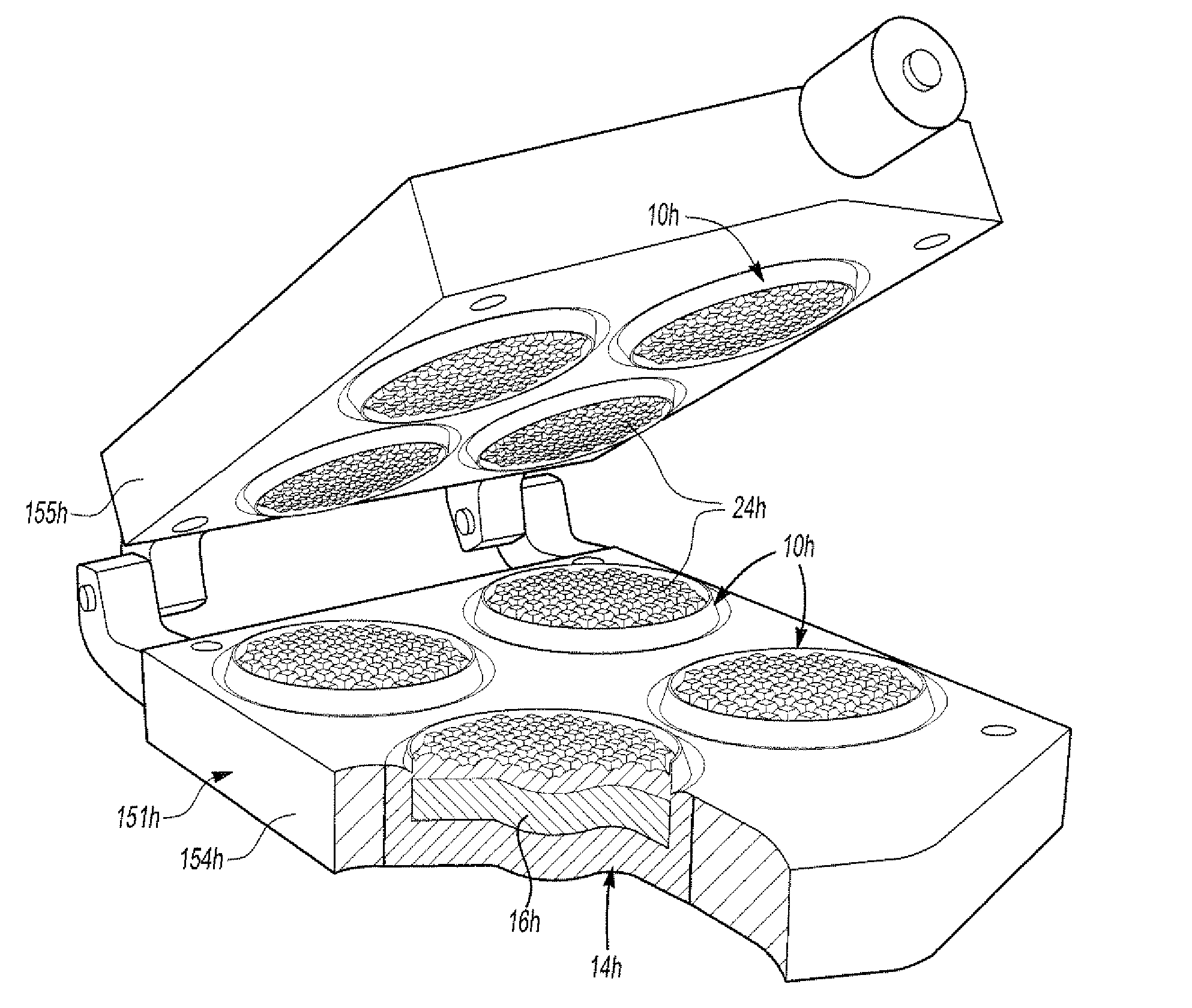 Induction cooking structure and system and method of using the same