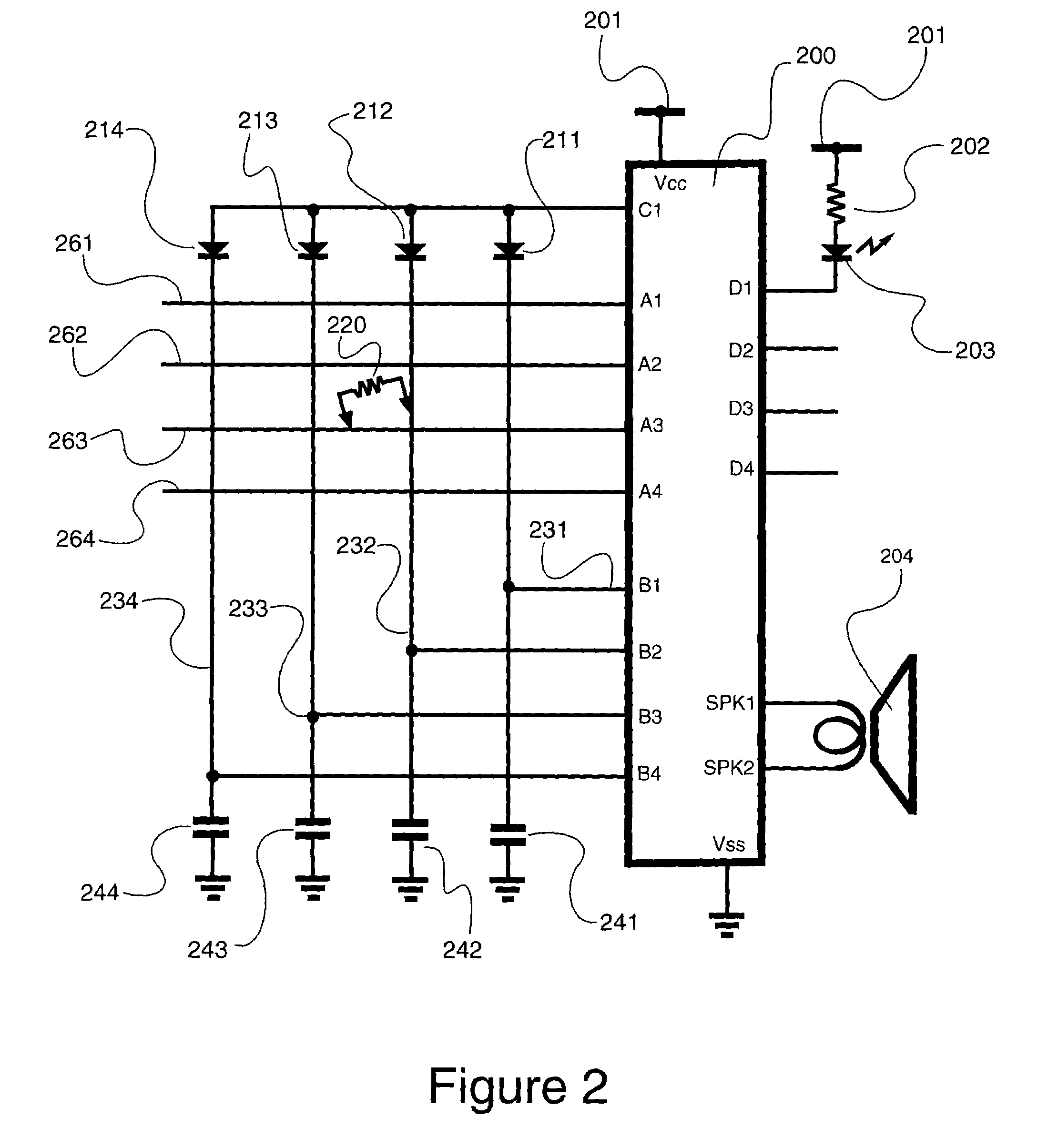 Receiver matrix configured to identify multiple external resistors