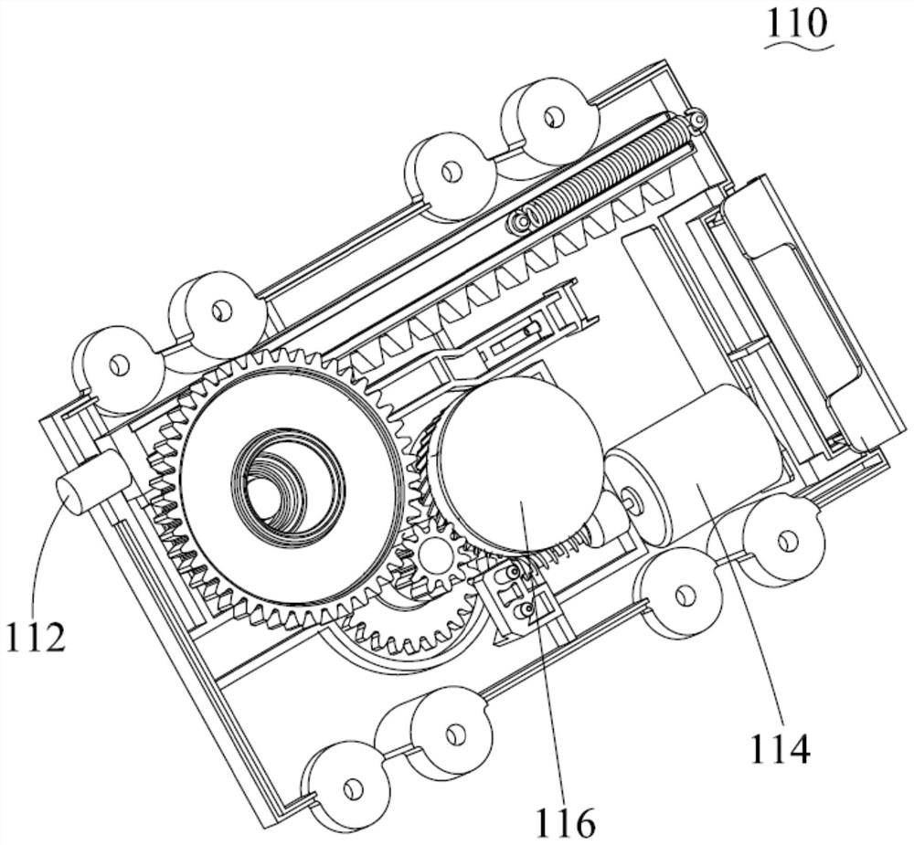 Door body driving device and refrigerator