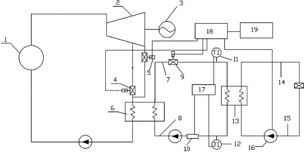 Cogeneration heating system