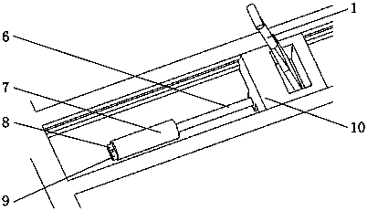 Dragon boat onshore paddle training device