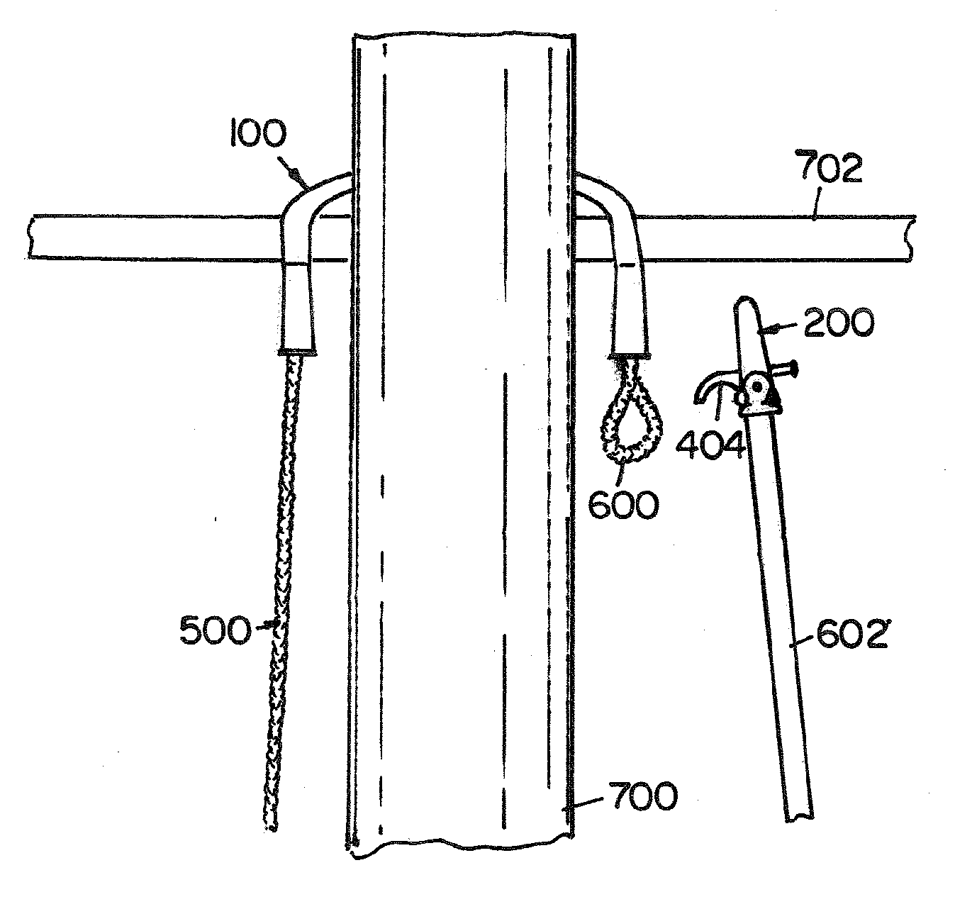 Pole safety assembly