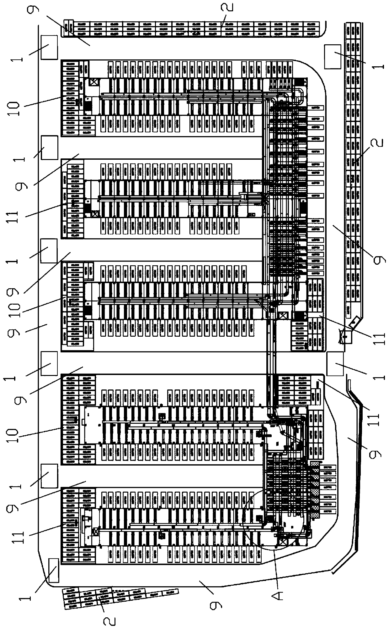 Express logistics transfer method