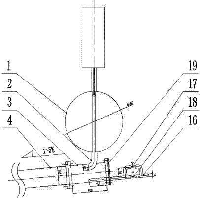 High-concentration tailing pulp continuous sampling system