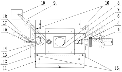 High-concentration tailing pulp continuous sampling system