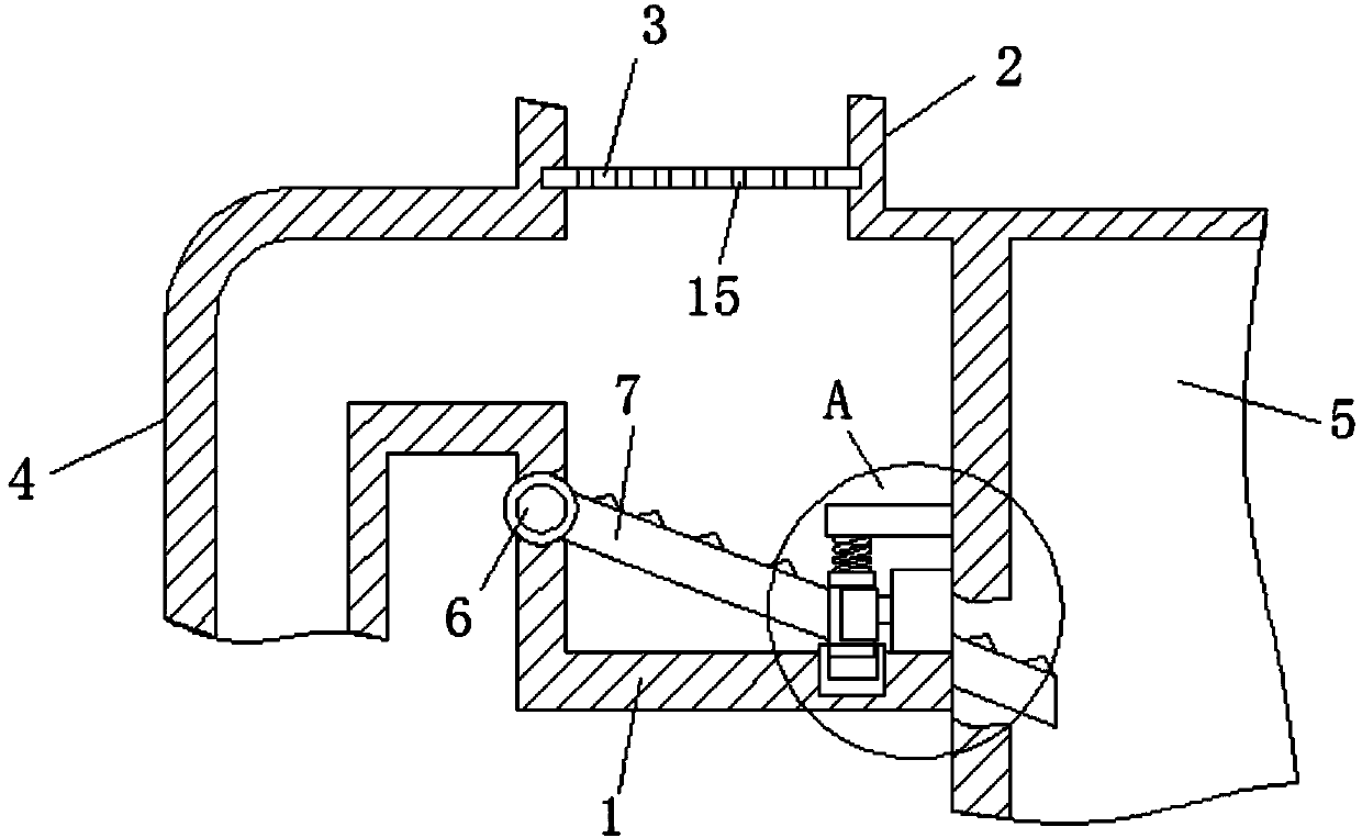 Negative pressure dedusting and rice lifting device with separation function