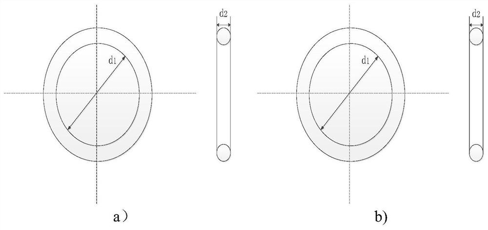 O-shaped sealing ring size measurement method based on monocular vision