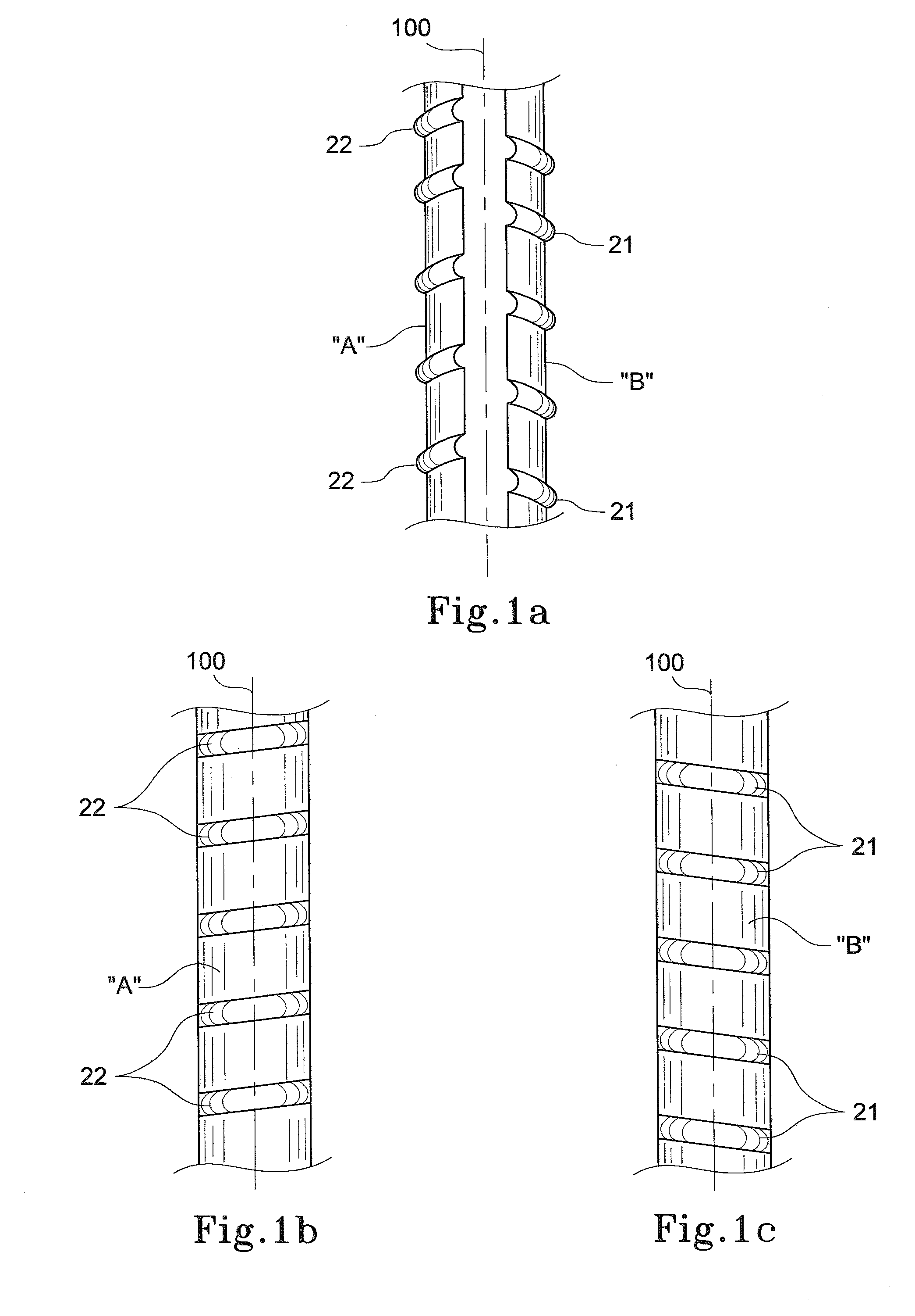 Plastic rock-bolt or dowel