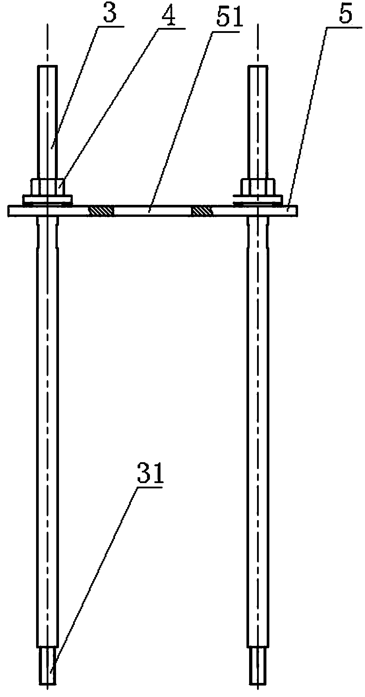 Tool for dismounting break-brake spring