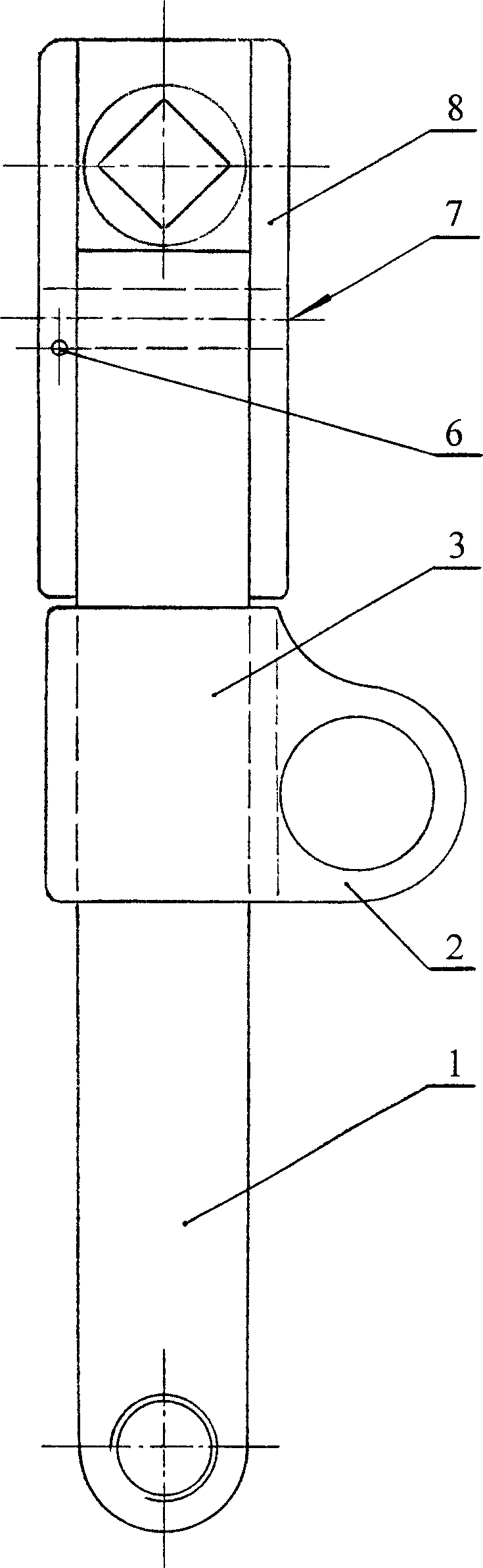 Rapid-folding crank for bicycle