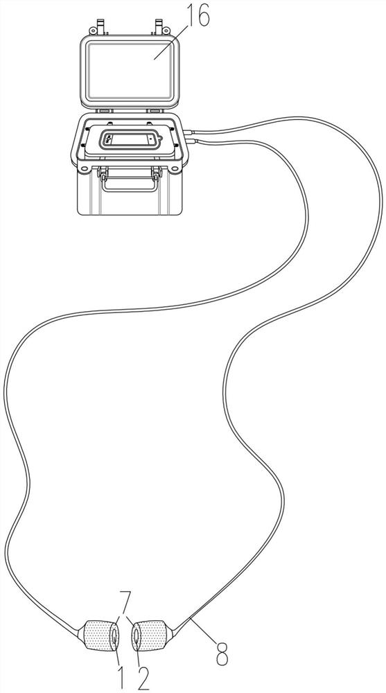 High-precision measuring method for concrete pouring surface elevation of cast-in-situ bored pile