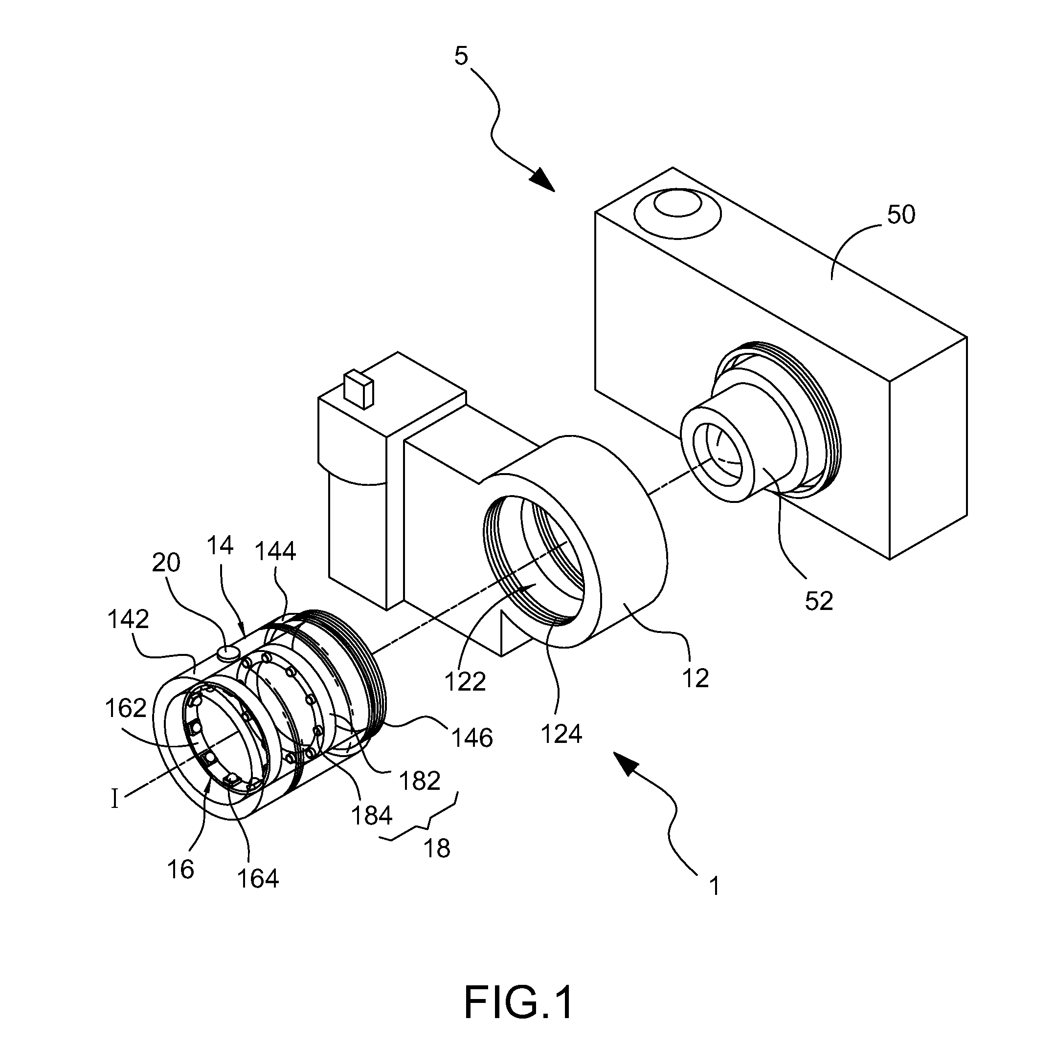 Short-range photographic light source module for use in image capture device and image capture device provided with same