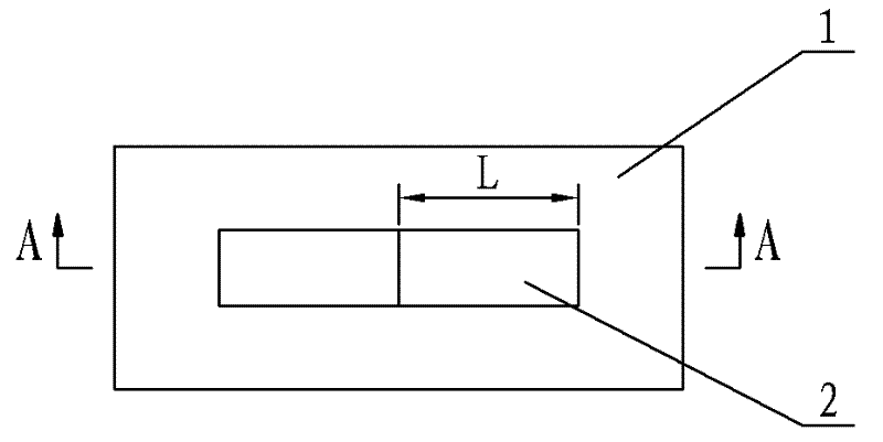 Water-based color chip for artificial leather and preparation method thereof