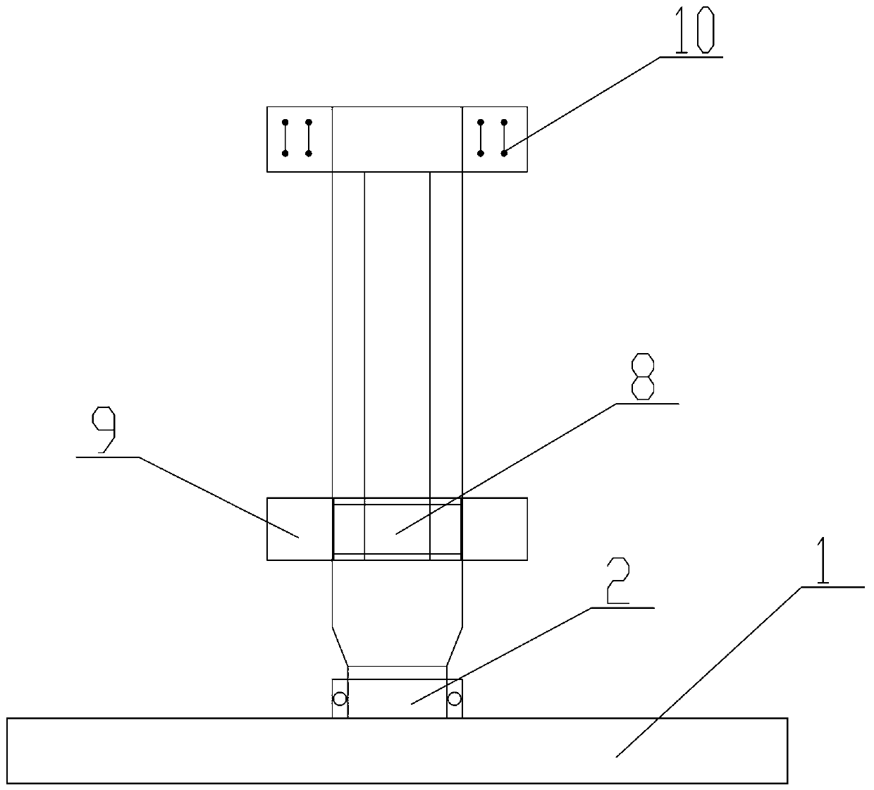 Wire press device for movable type wire coiling device