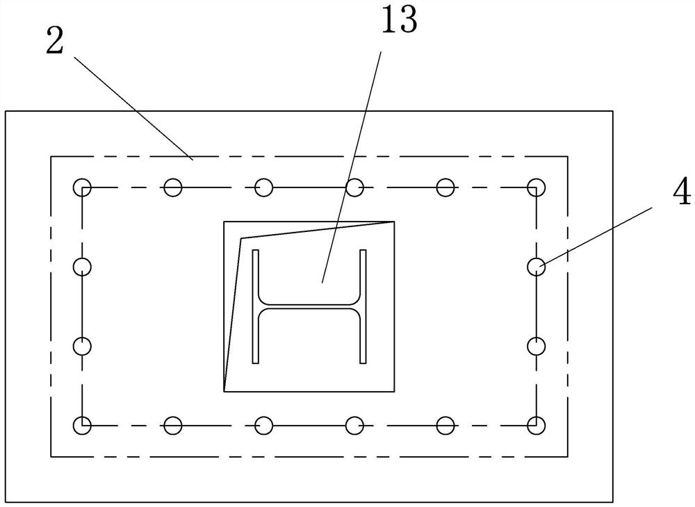 Construction method of roller coaster upside-down type embedded structure