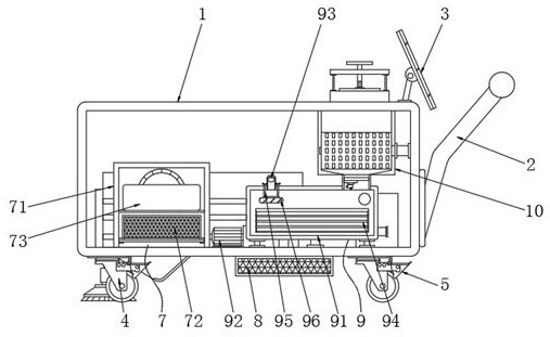 An energy-saving and environment-friendly cleaning and disinfection device for traditional Chinese medicine hospital