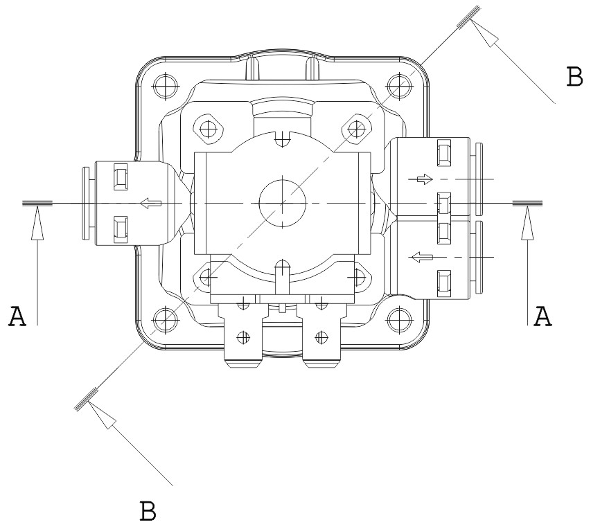 Pump and liquid conveying equipment