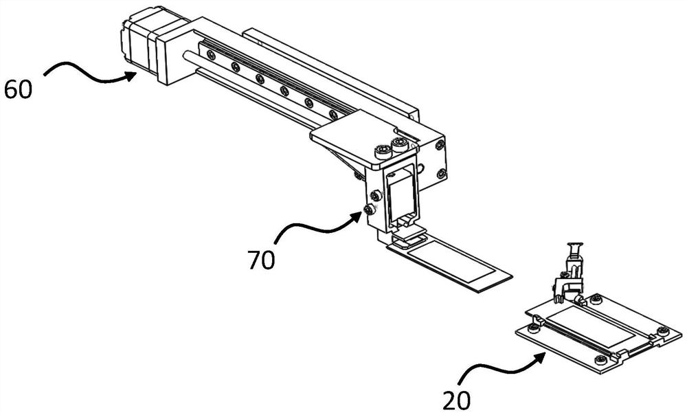 A pathological slide replacement device