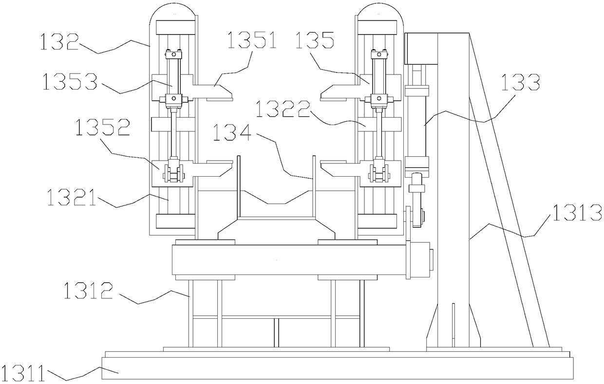 Automatic production line for zinc casting