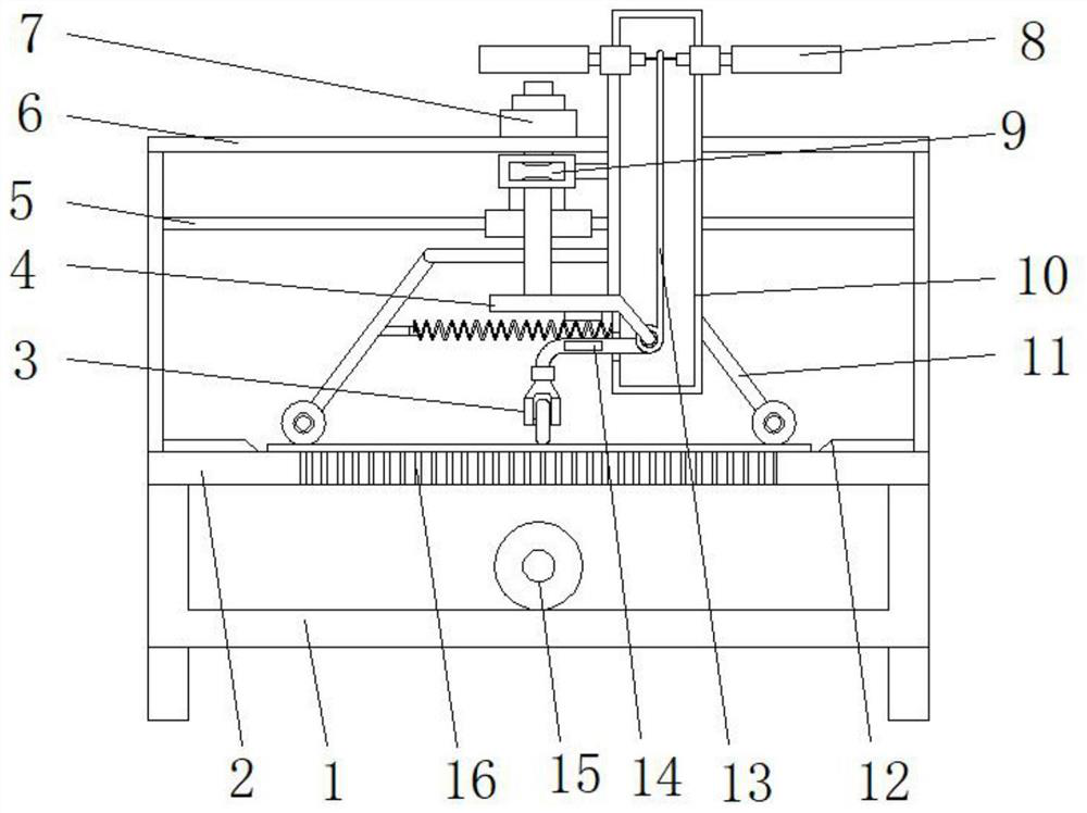 Thickness detection device for battery diaphragm