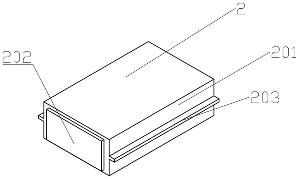 Double-sided express cabinet installation structure and installation method