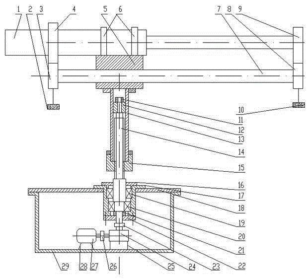 Lightweight loading and unloading machine