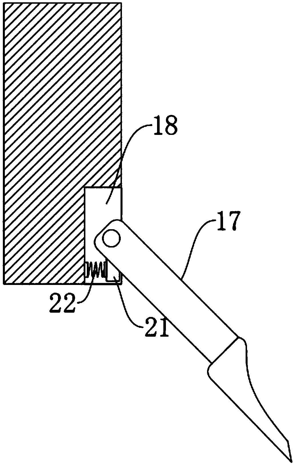 Stir-frying rate control device of automatic stir-frying machine