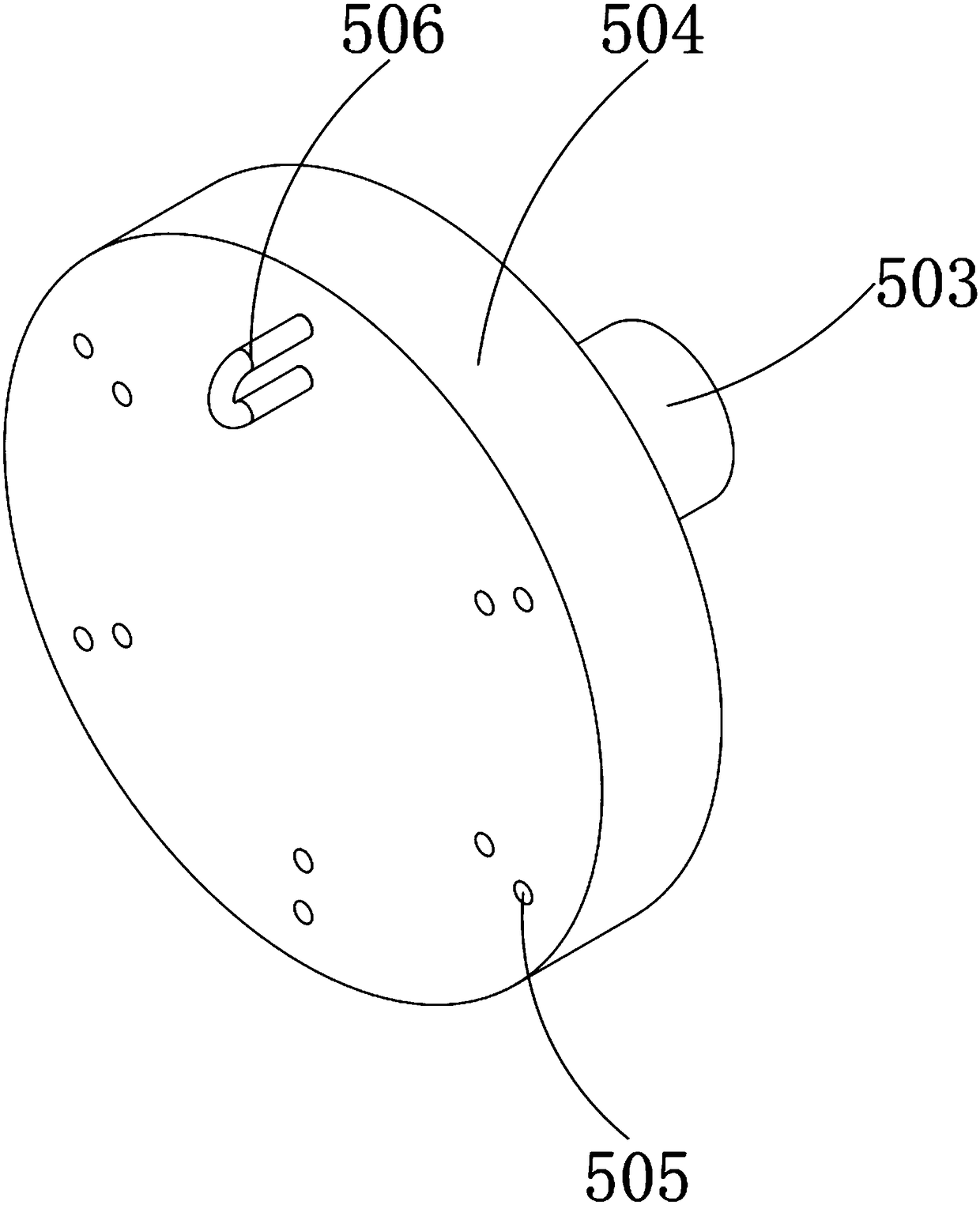 Chemical fiber cloth fabric suspension device