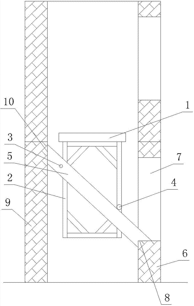 Construction platform of elevator shaft and method for utilizing construction platform to construct elevator shaft