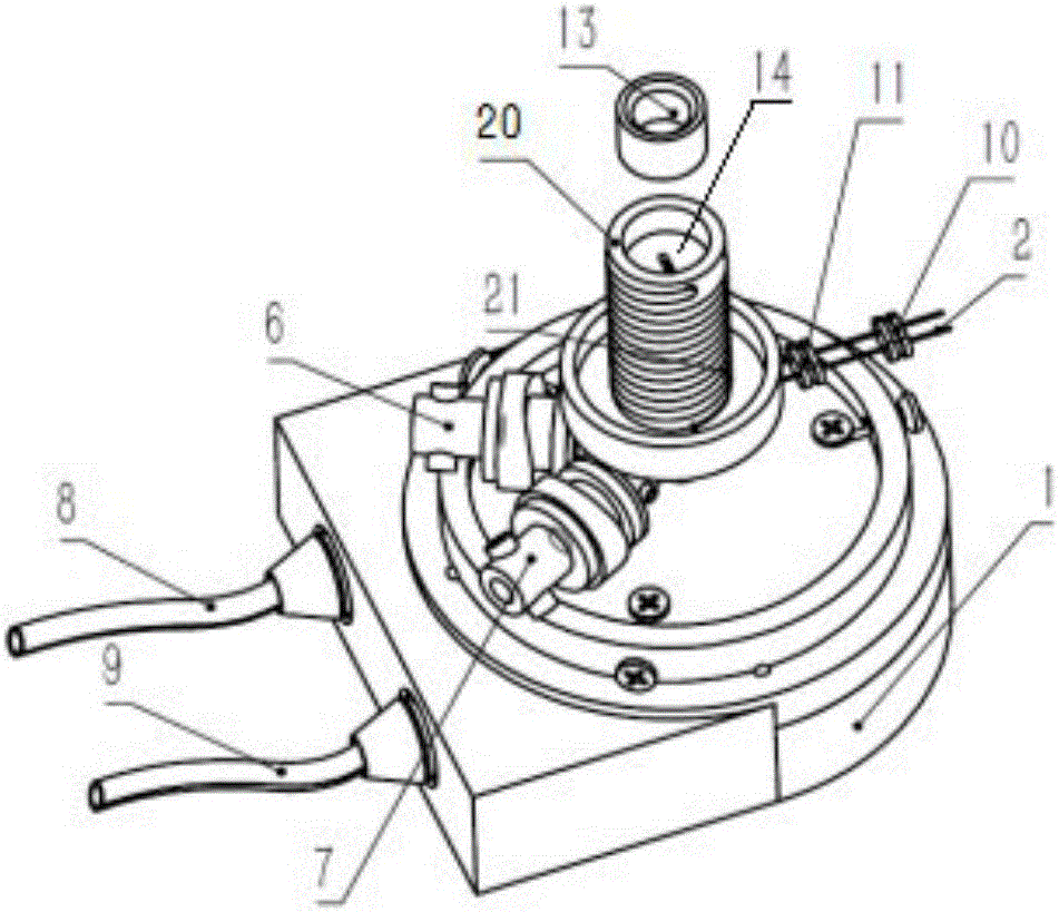 Heating device applied to scanning electron microscope