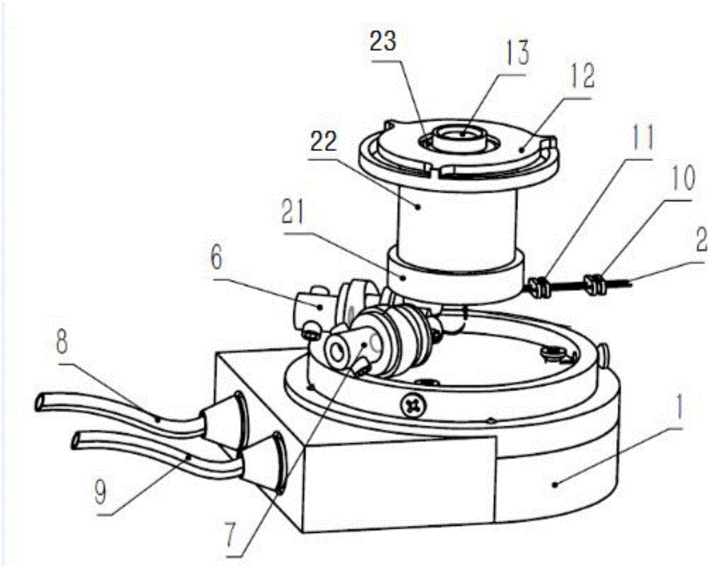 Heating device applied to scanning electron microscope