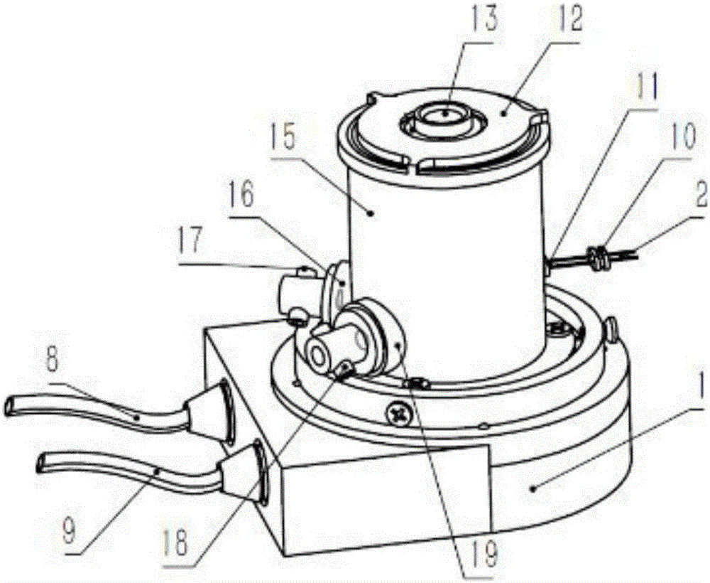 Heating device applied to scanning electron microscope