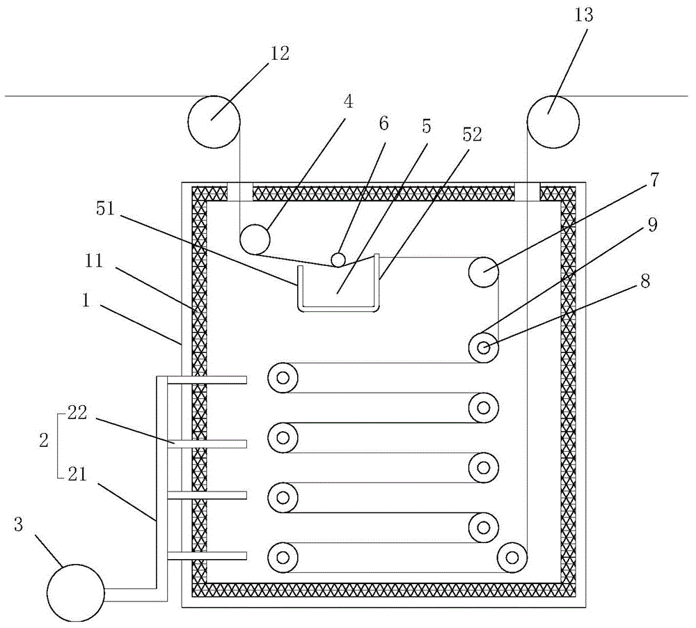 Cable air-drying device