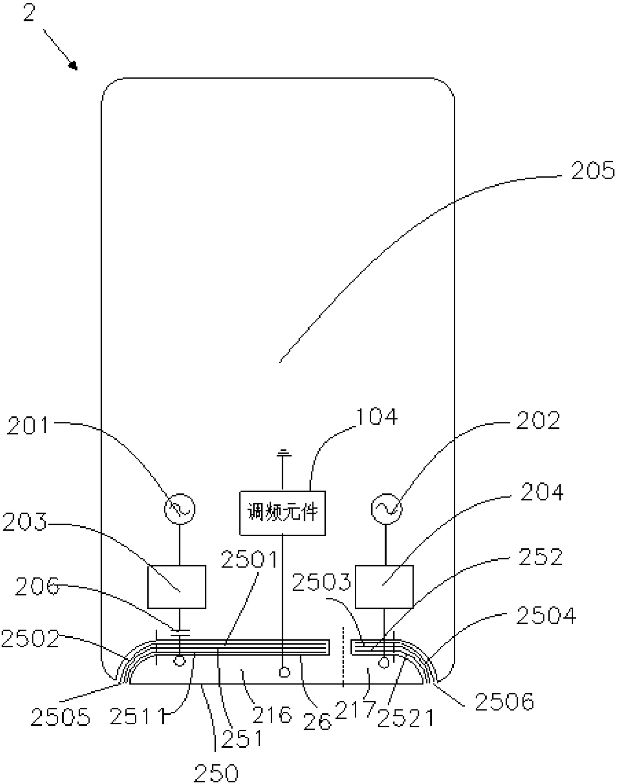 Antenna devices and terminal equipment