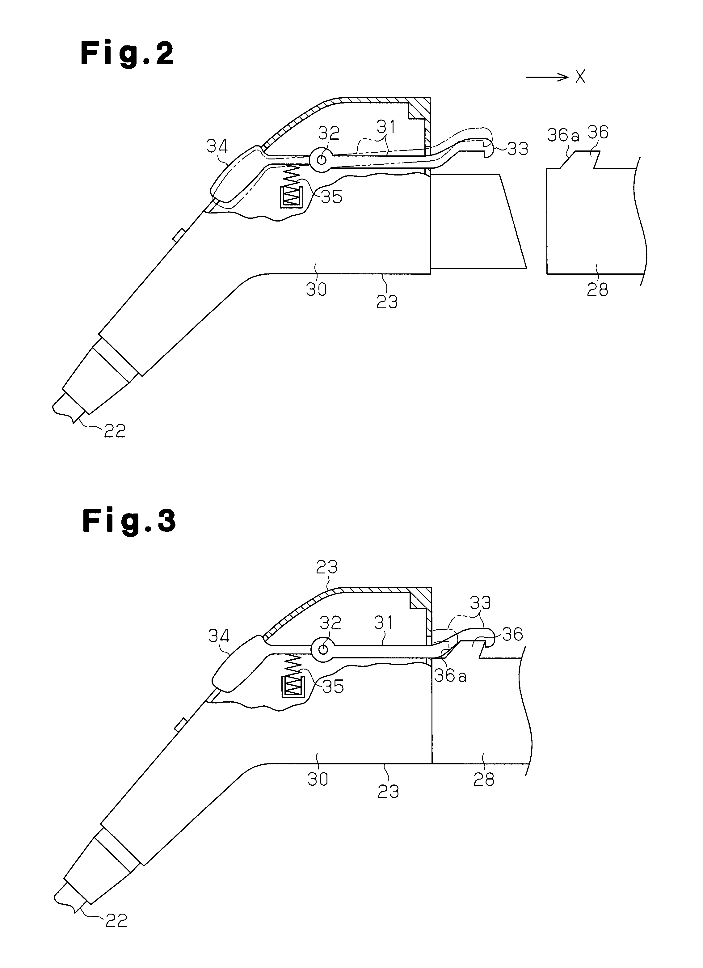 Charging inlet device