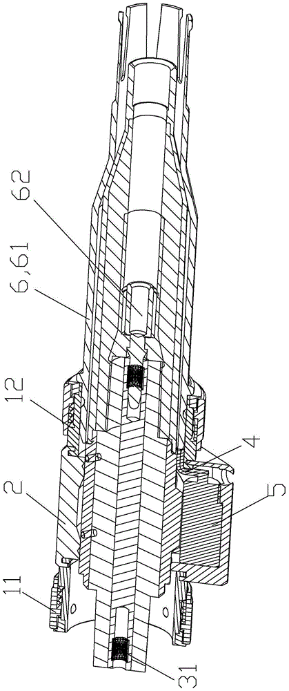 10kv flexible cable intermediate connector with counting function