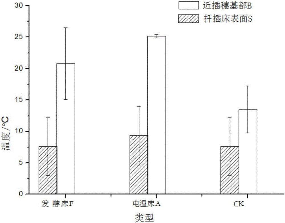 Method for using fermentation warming bed to conduct hardwood cutting of carya illinoensis