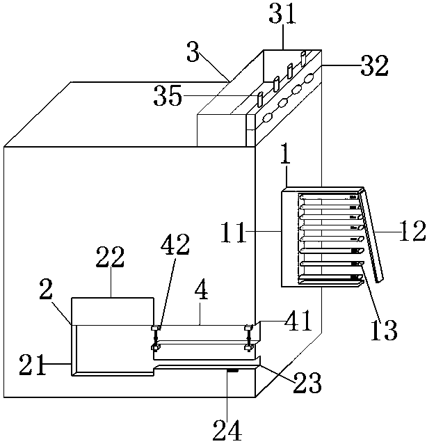 Data line sorting apparatus for desktop computer