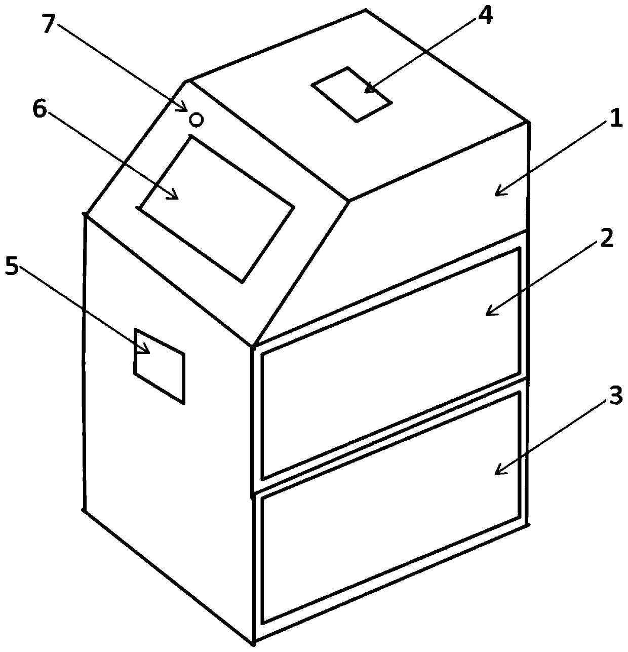 SIM card self-service cabinet, SIM card self-service cabinet device and SIM card management system