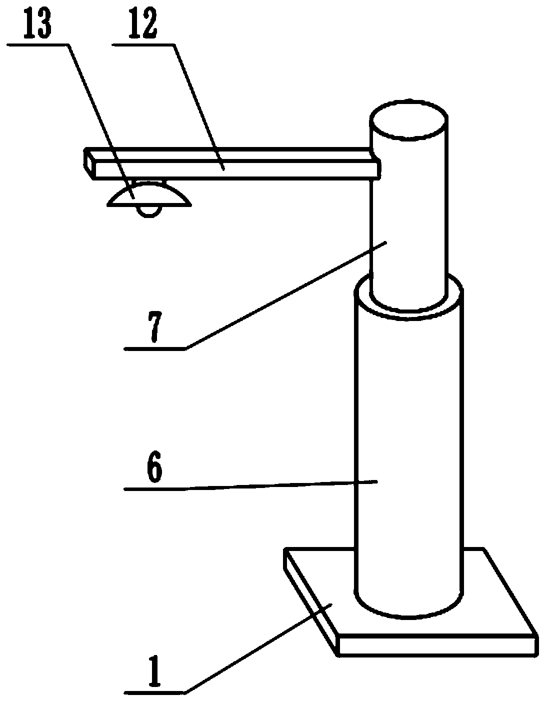 Windproof solar street lamp