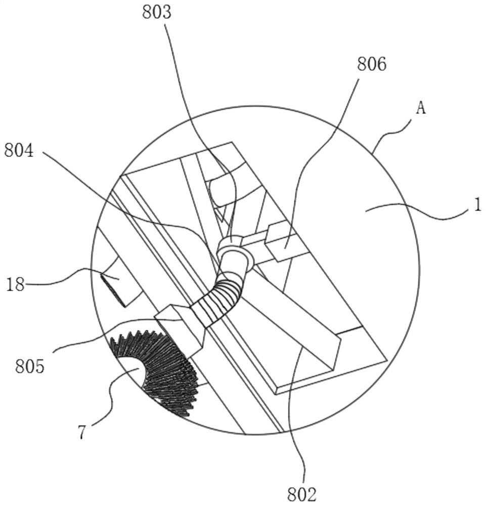 Efficient highway crack treatment device for highway engineering